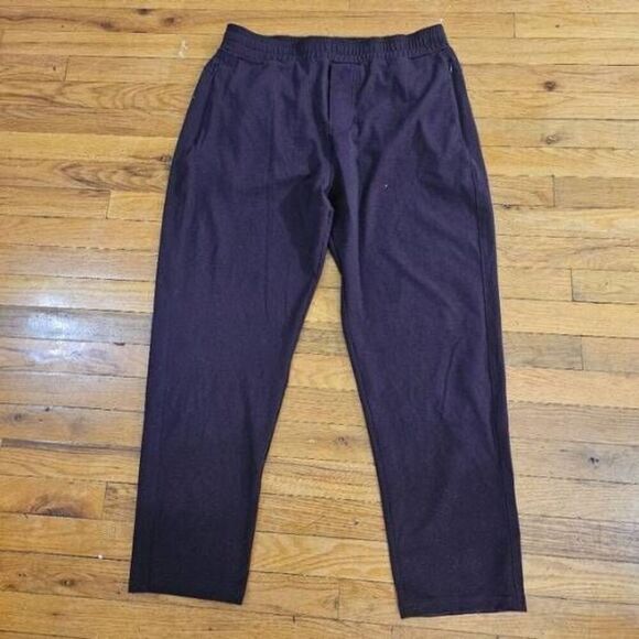 Public Rec Daymaker Pants Red Men's 38x30 Drawstring Joggers Comfort - Picture 1 of 7